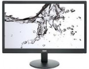 18.5- AOC LED E970SWN Black (5ms, 20M:1, 200cd, 1366x768, 90°/65°, VGA, VESA)